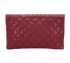 Large Eugenie Clutch, &pound;90, Handbags, Burgundy, Leather, Back view